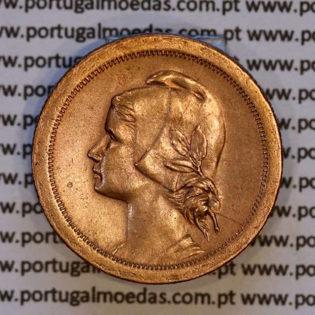Portugal, bronze coin of 10 centavos 1938 of the Portuguese Republic, (EF/UNC), World Coins Portugal KM 573