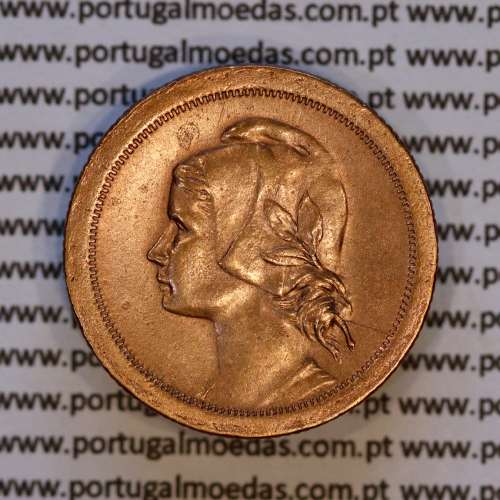 Portugal, bronze coin of 10 centavos 1938 of the Portuguese Republic, (EF/UNC), World Coins Portugal KM 573