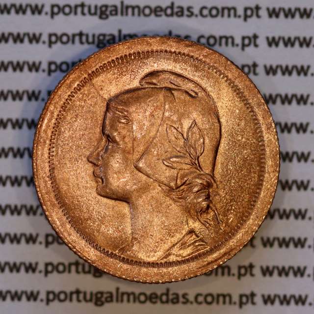 Portugal, bronze coin of 10 centavos 1926 of the Portuguese Republic, (UNC), World Coins Portugal KM 573