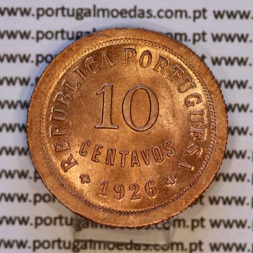 10 centavos 1926 Bronze, $10 centavos 1926 bronze Republica Portuguesa, (Soberba), World Coins Portugal KM 573