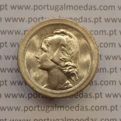 Portugal, Copper-nickel coin of 20 centavos 1920 of portuguese republique, (UNC), World Coins Portugal KM 571