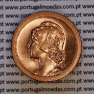 Portugal, bronze coin of 10 centavos 1924 of the Portuguese Republic, (UNC), World Coins Portugal KM 573