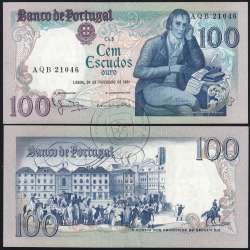 100 Escudos 1981 Bocage 24/02/1981, 100$00 Cem Escudos 24/02/1981 Chapa:8 Banco de Portugal, (C), Pick 178b
