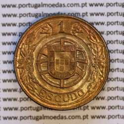 1 Escudo 1924 Bronze-Alumínio, 1$00 1924 Alumínio-Bronze Republica Portuguesa, (Soberba), World Coins Portugal KM 576