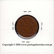 Eixo Vertical XX centavos 1951 Bronze, XX centavos 1951 Eixo Vertical, erro de cunhagem, (BC+), World Coins Portugal KM 584