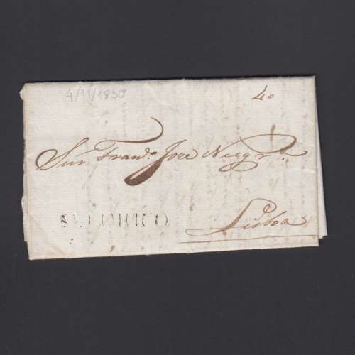 Carta Pré-Filatélica circulada de Celorico "SELORICO" para Lisboa datada de 04-11-1830