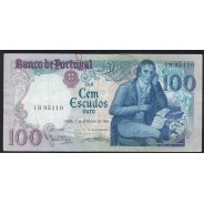 100 Escudos 1980 Bocage 02/09/1980, 100$00 Cem Escudos 02/09/1980 Chapa:8 Banco de Portugal, (C), Pick 178a