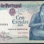 100 Escudos 1981 Bocage 24/02/1981, 100$00 Cem Escudos 24/02/1981 Chapa:8 Banco de Portugal, (C), Pick 178b