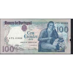 100 Escudos 1981 Bocage 24/02/1981, 100$00 Cem Escudos 24/02/1981 Chapa:8 Banco de Portugal, (PC), Pick 178b