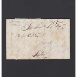 Carta Pré-Filatélica circulada de Celorico "SELORICO" para Lisboa datada de 06-04-1831