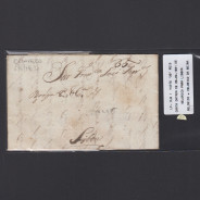 Carta Pré-Filatélica circulada de Celorico "SELORICO" para Lisboa datada de 06-04-1831