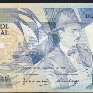 100 Escudos Fernando Pessoa 24.11.1988, One Hundred Escudos 24 November 1988 Plate 9 - Bank of Portugal, (C), Pick 179f