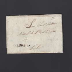 Carta Pré-Filatélica circulada de Celorico "SELORICO" para Lisboa datada de 11-08-1831