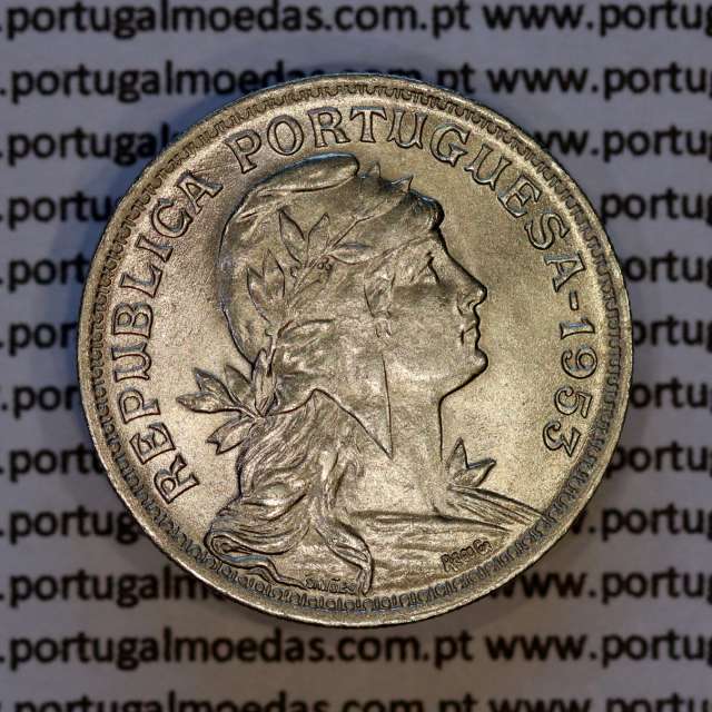 50 Centavos 1953 Alpaca, $50 centavos 1953 Republica Portuguesa, (Bela), World Coins Portugal KM 577