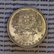50 Centavos 1952 Alpaca, $50 Centavos 1952 Republica Portuguesa, (Soberba), World Coins Portugal KM 577