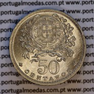 50 Centavos 1952 Alpaca, $50 Centavos 1952 Republica Portuguesa, (Soberba), World Coins Portugal KM 577