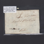 Carta Pré-Filatélica circulada de Celorico "SELORICO" para Lisboa datada de 11-08-1831