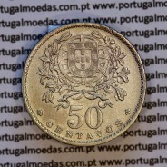 Portugal, Nickel brass coin of 50 Centavos 1938 of Portuguese Republic, (VF+/XF), World Coins Portugal KM 577