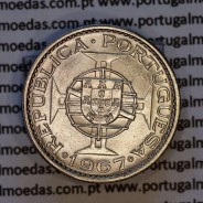 Cabo Verde, 2$50 1967 cuproníquel, dois escudos e cinquenta centavos 1967 cupro-níquel, (Soberba), World Coins Cape Verde KM 9