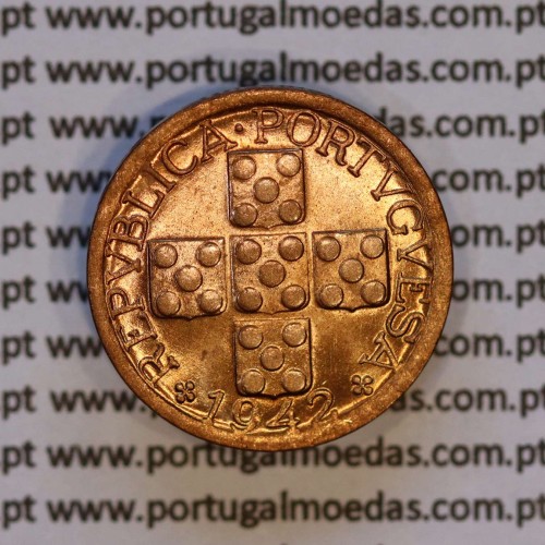 X centavos 1942 Bronze Republica Portuguesa, 10 centavos 1942 bronze, (Soberba), World Coins Portugal KM 583