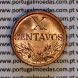 X centavos 1942 Bronze Republica Portuguesa, 10 centavos 1942 bronze, (Soberba), World Coins Portugal KM 583