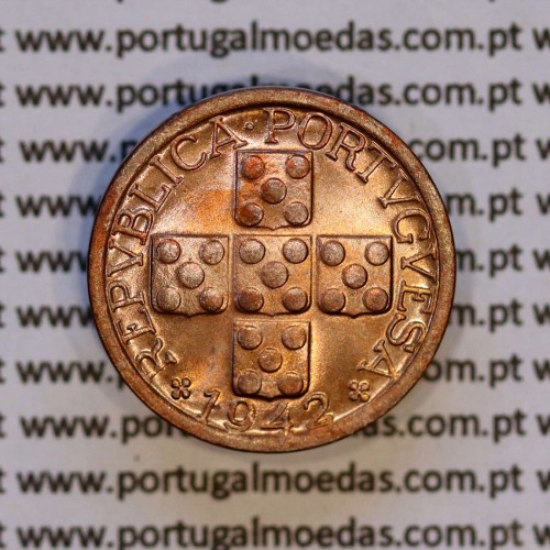 X centavos 1942 Bronze Republica Portuguesa, 10 centavos 1942 bronze, (Soberba), World Coins Portugal KM 583