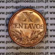 X centavos 1942 Bronze Republica Portuguesa, 10 centavos 1942 bronze, (Soberba), World Coins Portugal KM 583