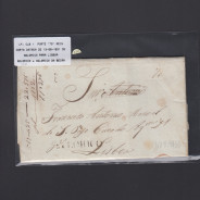 Carta Pré-Filatélica circulada de Celorico "SELORICO" para Lisboa datada de 13-08-1831