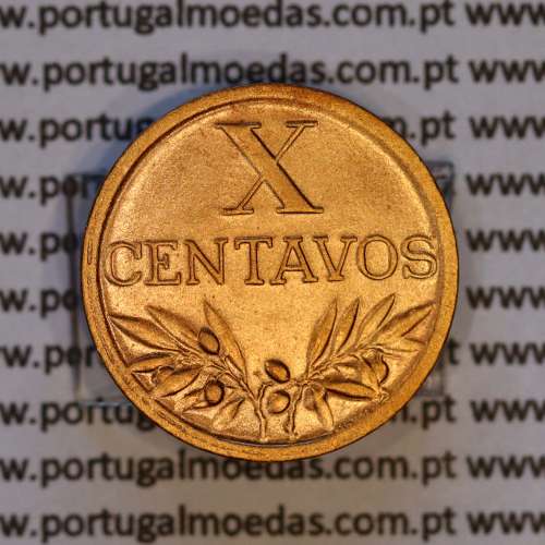 X centavos 1942 Bronze Republica Portuguesa, 10 centavos 1942 bronze, (Bela), World Coins Portugal KM 583