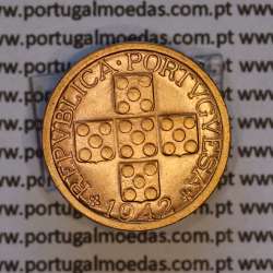 X centavos 1942 Bronze Republica Portuguesa, 10 centavos 1942 bronze, (Bela), World Coins Portugal KM 583