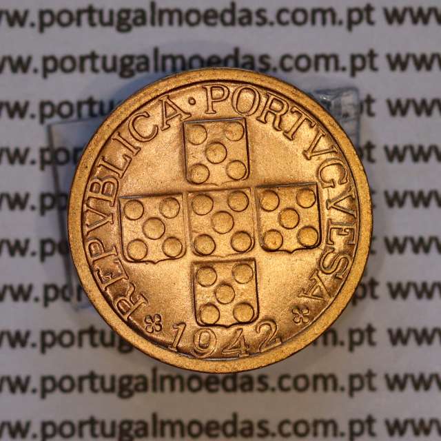 X centavos 1942 Bronze Republica Portuguesa, 10 centavos 1942 bronze, (Bela), World Coins Portugal KM 583