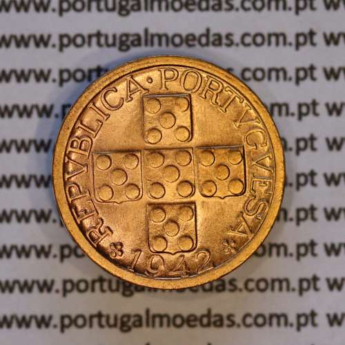 X centavos 1942 Bronze Republica Portuguesa, 10 centavos 1942 bronze, (Bela), World Coins Portugal KM 583