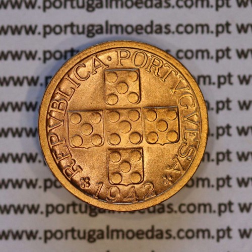 X centavos 1942 Bronze Republica Portuguesa, 10 centavos 1942 bronze, (Bela), World Coins Portugal KM 583