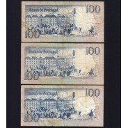 Lot 7 signatures 100 Escudos Bocage 01/31/1984, 100$00 One Hundred Escudos 01/31/1984 Plate:8 Banco de Portugal, (MC), Pick 178c