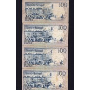 Lote 7 assinaturas 100 Escudos Bocage 31/01/1984, 100$00 Cem Escudos 31/01/1984 Chapa:8 Banco de Portugal, (MC), Pick 178c