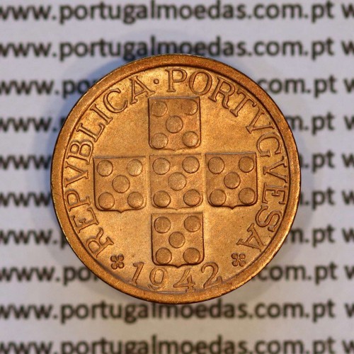 X centavos 1942 Bronze Republica Portuguesa, 10 centavos 1942 bronze, (Bela-), World Coins Portugal KM 583