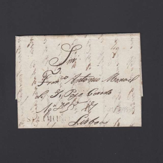 Carta Pré-Filatélica circulada de Celorico "SELORICO" para Lisboa datada de 21-08-1831