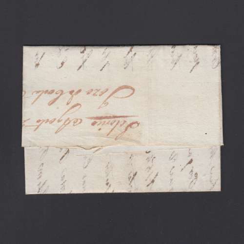 Carta Pré-Filatélica circulada de Celorico "SELORICO" para Lisboa datada de 21-08-1831