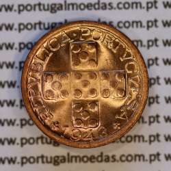 Portugal, bronze coin of 10 centavos 1943 Portuguese Republic, X centavos 1943 Bronze (UNC), World Coins Portugal KM 583