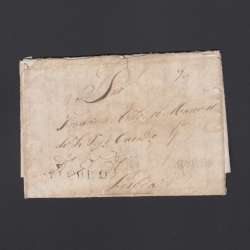 Carta Pré-Filatélica circulada de Celorico "SELORICO" para Lisboa datada de 13-09-1831