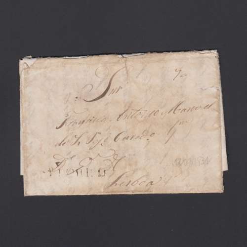 Carta Pré-Filatélica circulada de Celorico "SELORICO" para Lisboa datada de 13-09-1831