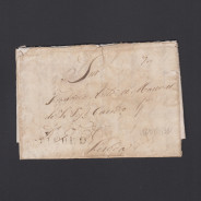 Carta Pré-Filatélica circulada de Celorico "SELORICO" para Lisboa datada de 13-09-1831