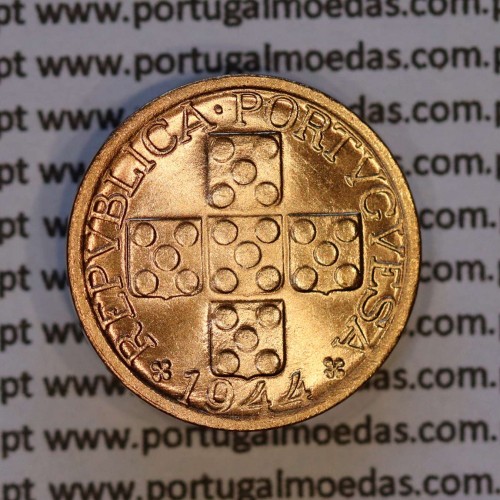 X centavos 1944 Bronze Republica Portuguesa, 10 centavos 1944 bronze, (Soberba), World Coins Portugal KM 583