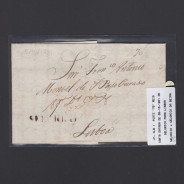 Carta Pré-Filatélica circulada de Celorico "SELORICO" para Lisboa datada de 05-10-1831