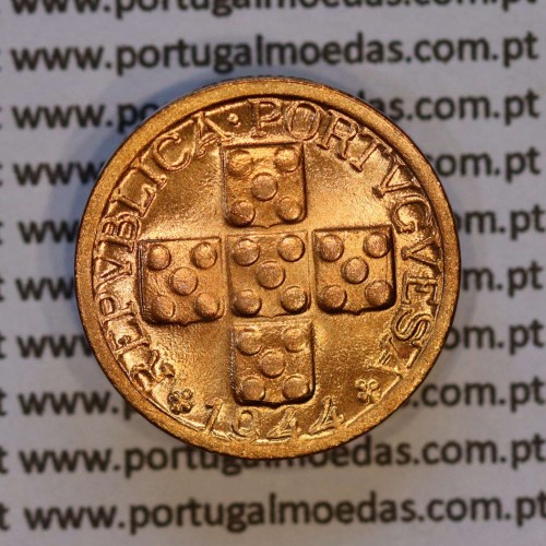 X centavos 1944 Bronze Republica Portuguesa, 10 centavos 1944 bronze, (Soberba), World Coins Portugal KM 583