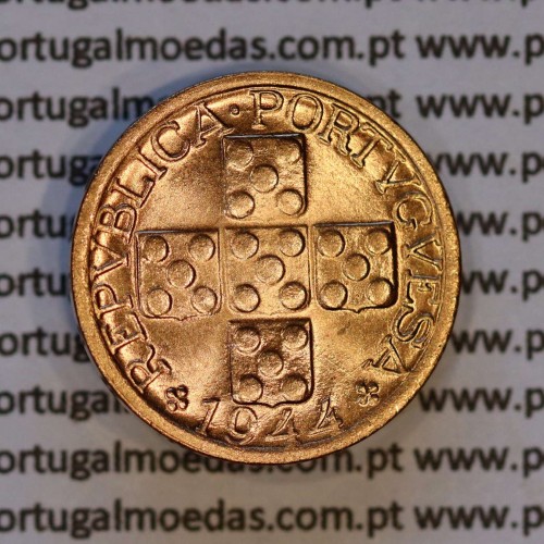 X centavos 1944 Bronze Republica Portuguesa, 10 centavos 1944 bronze, (Soberba), World Coins Portugal KM 583