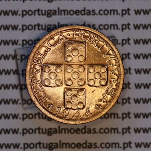X centavos 1944 Bronze Republica Portuguesa, 10 centavos 1944 bronze, (Soberba), World Coins Portugal KM 583
