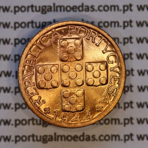 X centavos 1944 Bronze Republica Portuguesa, 10 centavos 1944 bronze, (Soberba), World Coins Portugal KM 583