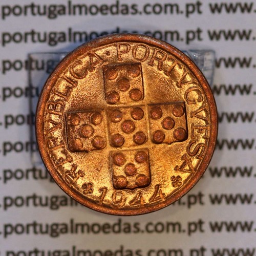 X centavos 1944 Bronze Republica Portuguesa, 10 centavos 1944 bronze, (Soberba), World Coins Portugal KM 583