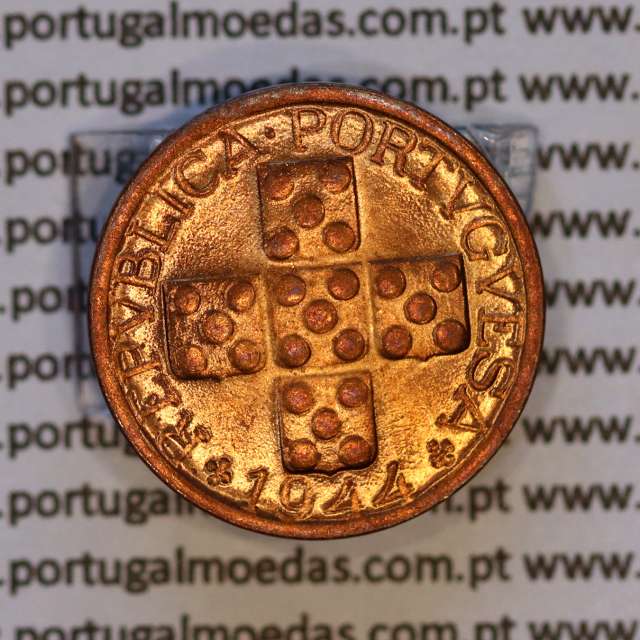 X centavos 1944 Bronze Republica Portuguesa, 10 centavos 1944 bronze, (Soberba), World Coins Portugal KM 583